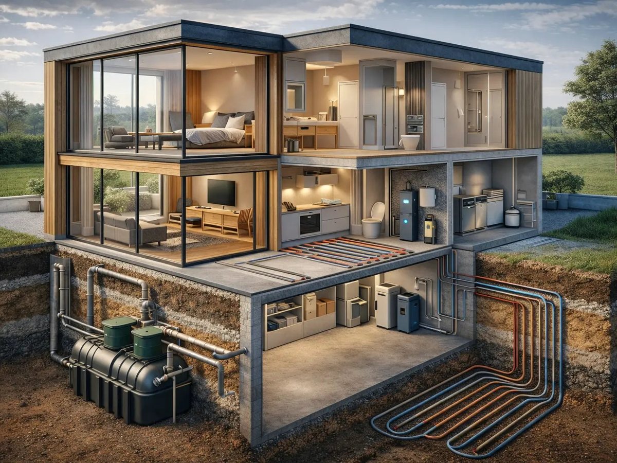 Комплекс инженерных систем частного дома